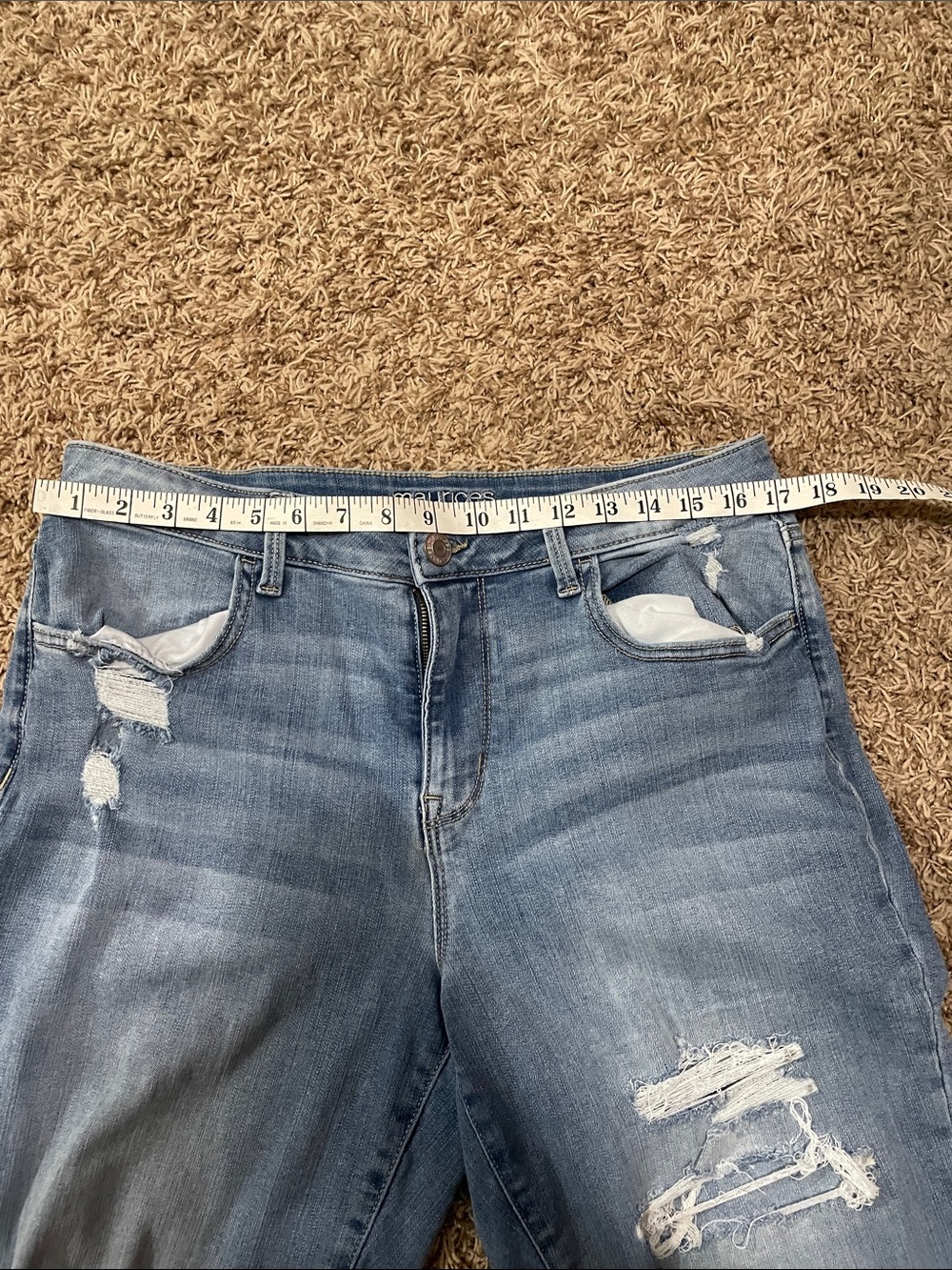 Maurices Light Blue Women's Jeans - Picture 4 of 6